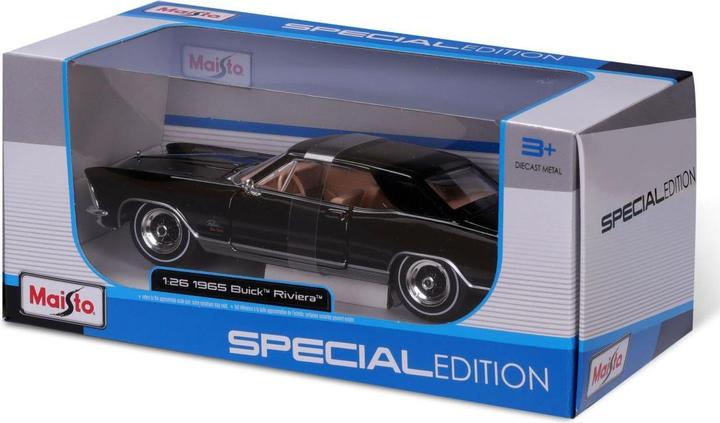 Produktbild Maisto Buick Riviera 1965 1/24 schwarz