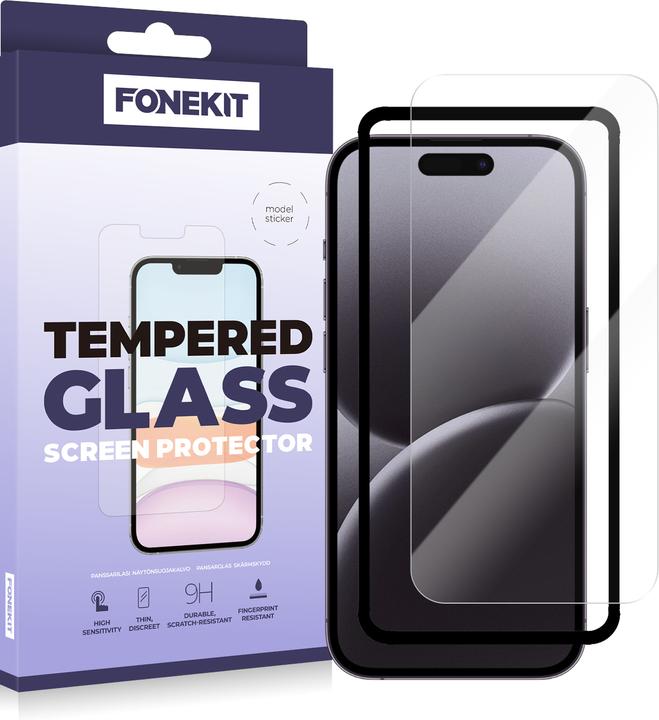 Image du produit FoneKit Screen protector, iPhone 16 Pro Max (1 pièce(s), Apple iPhone 16 Pro Max)