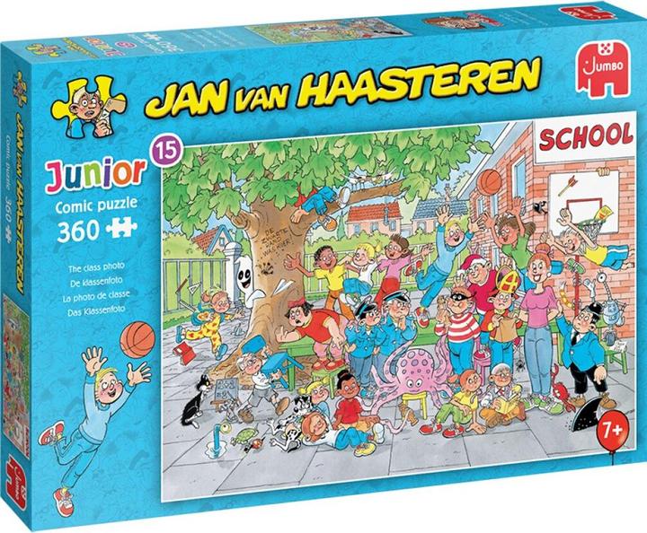 Actual product image Jan van Haasteren Puzzle Junior Class Photo, 360 pieces. (360 pieces)