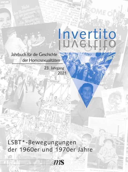 Produktbild Invertito. Jahrbuch für die Geschichte der Homosexualitäten (Deutsch, Salzgeber Buchverlage, 2022)