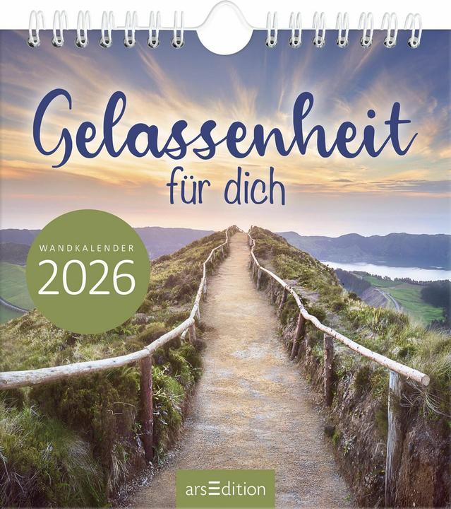 Actual product image Wandkalender Gelassenheit für dich 2026 (German)