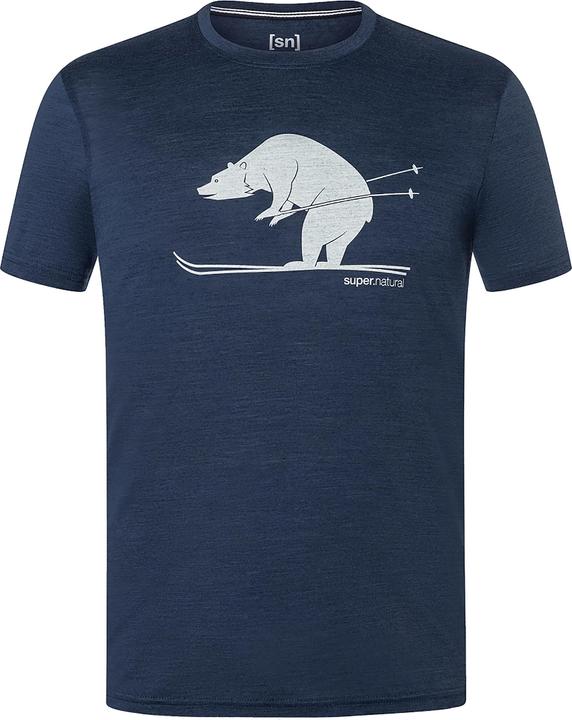 Super Natural Skiing Bear Tee (S)