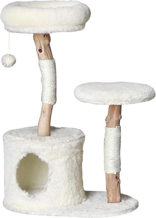 Nordic Paws - Scratching Tree Wildwood 1 - White - 60 x 40 x 92 cm (92 cm, Weiss)
