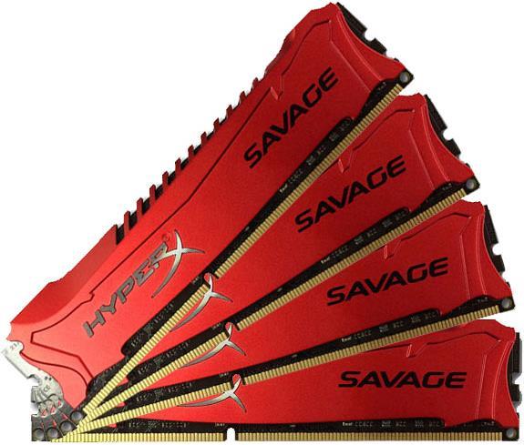 Produktbild HyperX Savage (4 x 8GB, 1600 MHz, DDR3-RAM, DIMM)