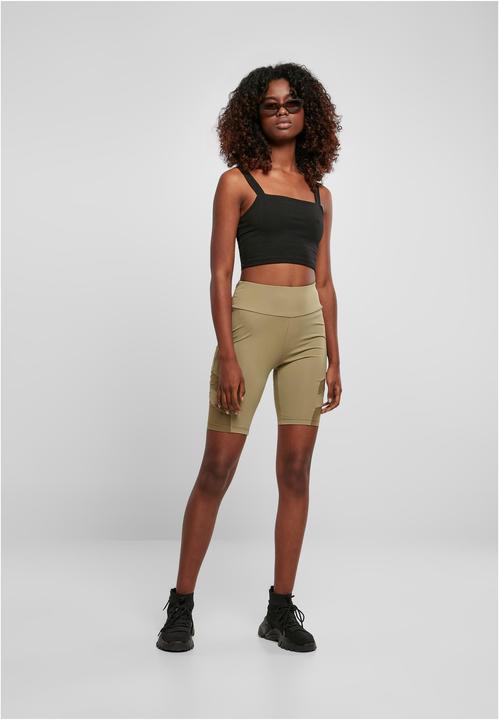 Actual product image Urban Classics Ladies High Waist Tech Mesh Cycle Shorts - 12486 (4XL)