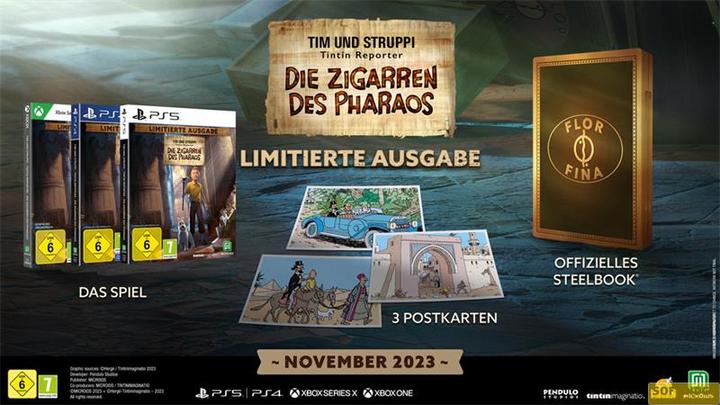 Produktbild astragon Tintin Reporter: Zigarren des Pharaos (PS5, DE)