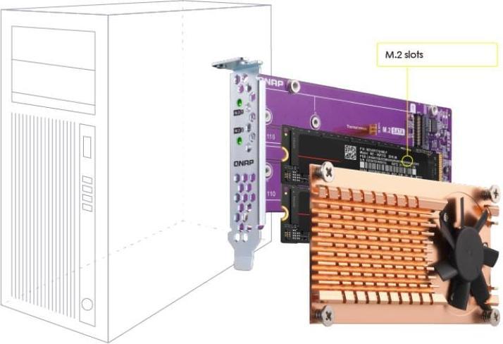 Produktbild QNAP QM2-2S-220A