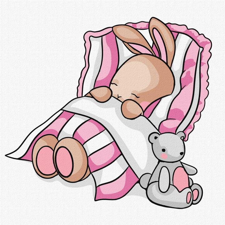 Produktbild Ideyka Malen nach Zahlen - Gute Nacht, Hase! Kinder