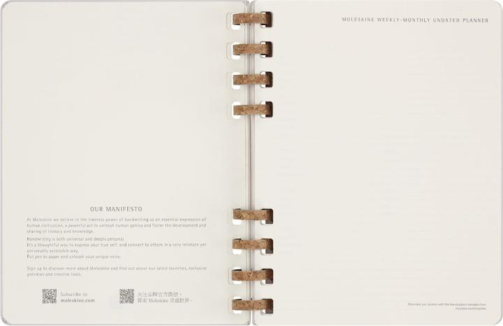 Actual product image Moleskine Life (19 x 25 cm, English)