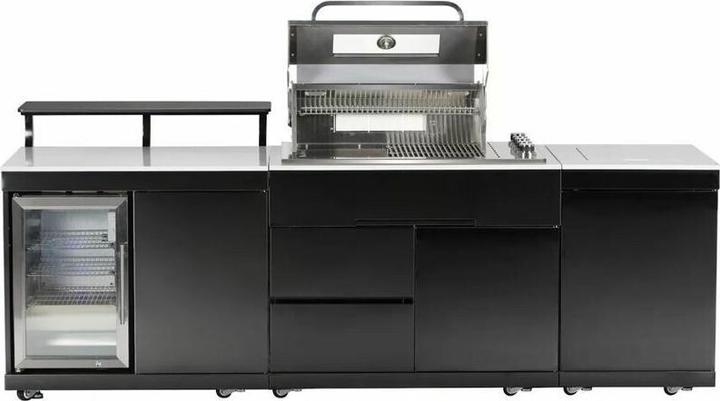 Buschbeck Outdoorküche Bradford inkl. Haube, 270 x 92 x