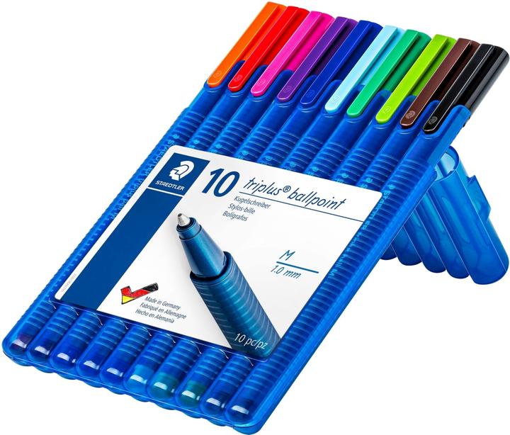 Produktbild Staedtler Triplus ball M Box 10 Farben (10 Farben, 10 x)