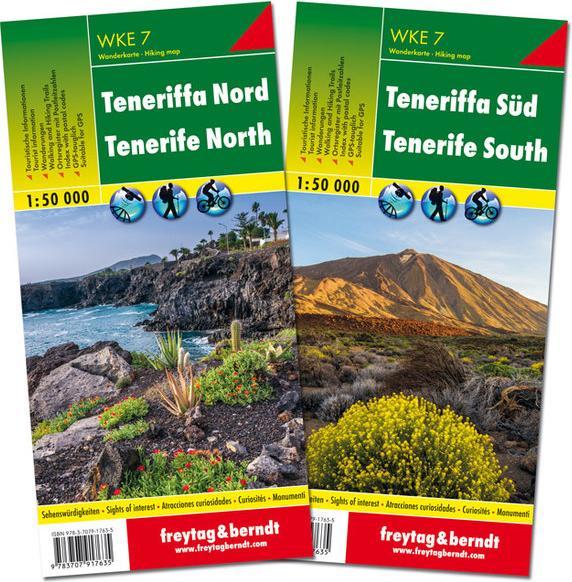 Produktbild Teneriffa Nord und Süd, Wanderkarten Set 1:50.000 30000