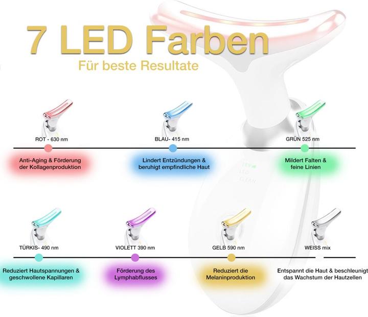 Actual product image AAi Mobile 7in1 LED light therapy for neck & face