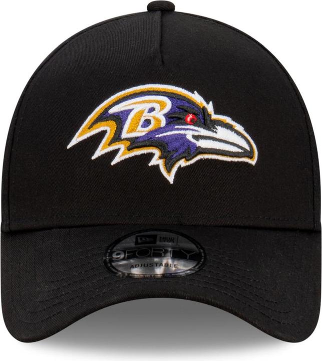 Produktbild New Era 9Forty A-Frame Cap - NFL Baltimore Ravens schwarz (One Size)