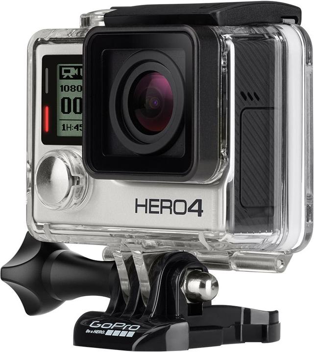 Image du produit GoPro Hero 4 Édition Argent (15p, WiFi, Bluetooth)