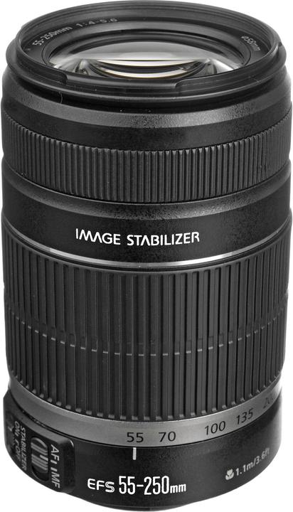 Canon EF-S 55-250mm f/4-5.6 IS II - Import (Canon EF-S, APS-C / DX)
