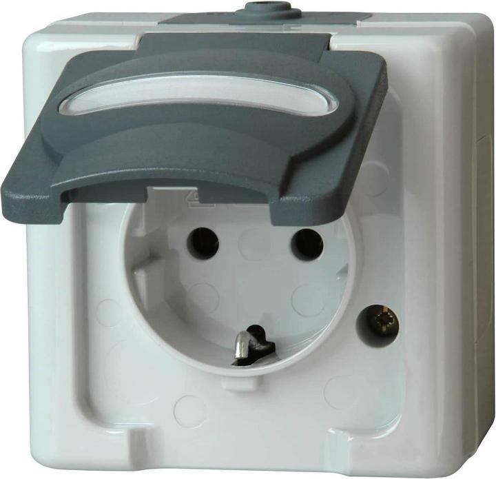 Produktbild Kopp Blue Electric Aufputz Feuchtraum Schutzkontakt-Steckdose