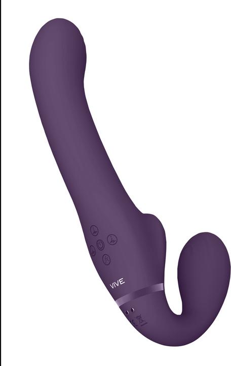 Actual product image Shots Dual Pulse-Wave & Airwave Strapless Strapon