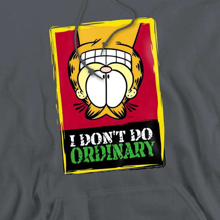 Immagine prodotto Garfield I Don't Do Ordinary Felpa con Cappuccio Uomo (L)