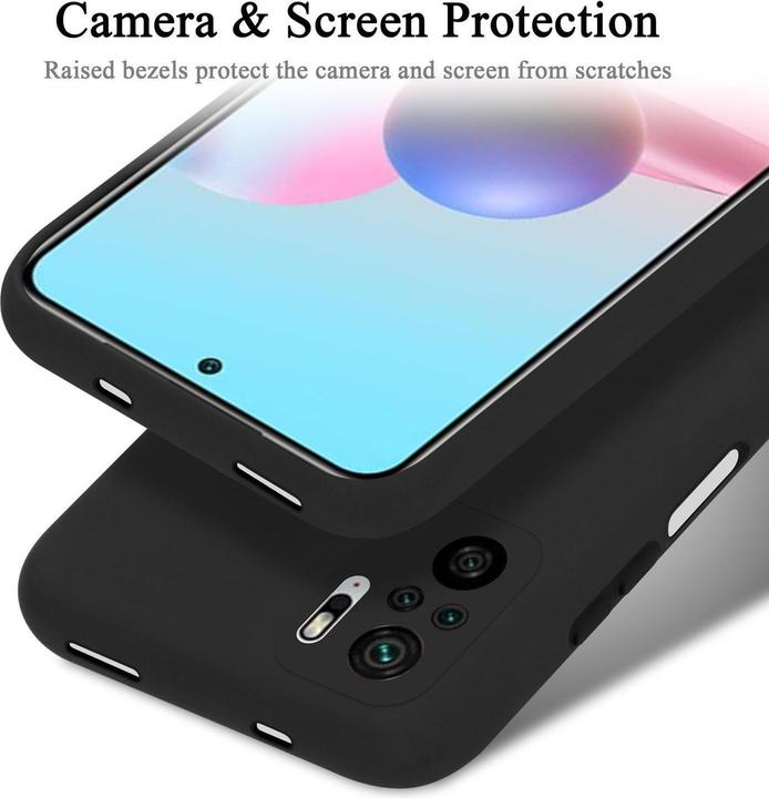 Actual product image Cadorabo TPU Liquid Silicone Case Cover (Xiaomi Redmi Note 10S, Xiaomi Mi Note 10, Xiaomi Redmi Note 10)