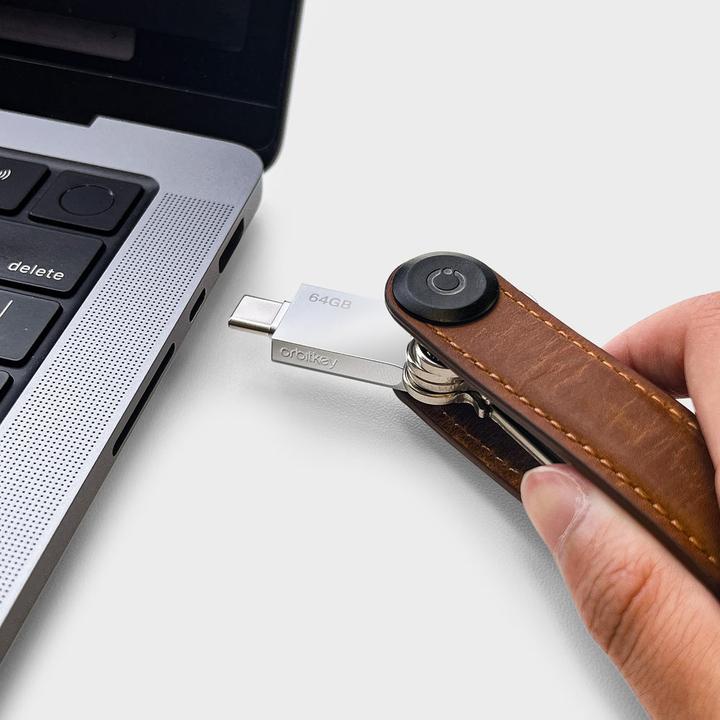 Actual product image Orbitkey USB-C keyring flash drive, 64GB (64 GB, USB-C)