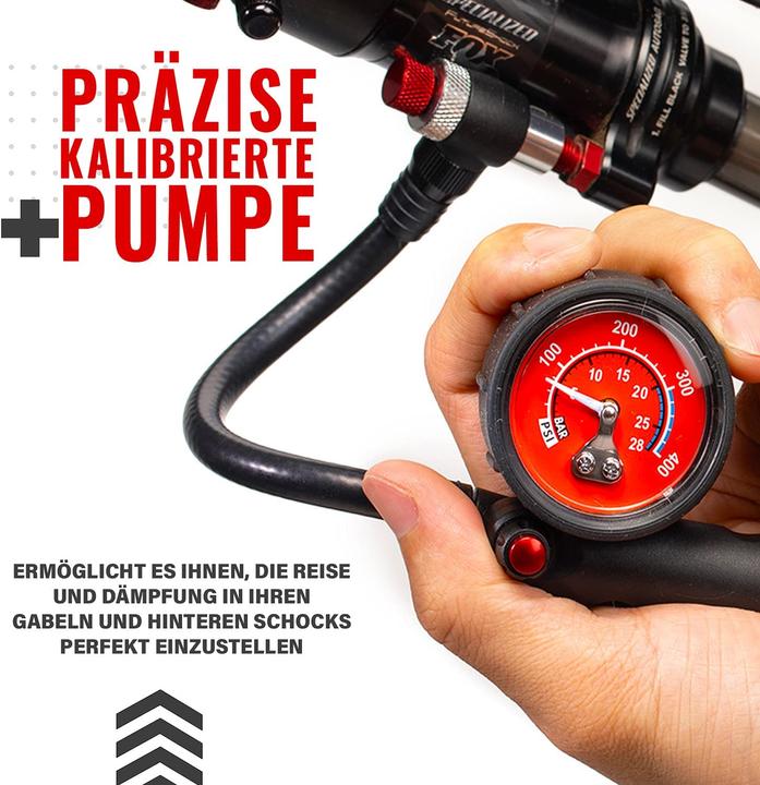 Produktbild Pro Bike Tool Dämpferpumpe für MTB