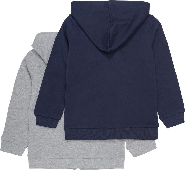 Actual product image Minymo MISweat Jacket w. hood (2-pack) - 5752 (128)