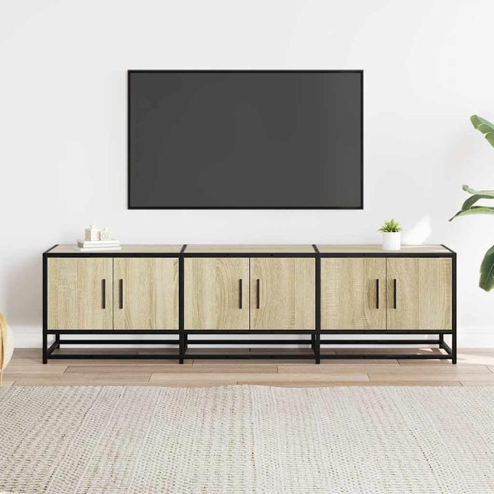 Image du produit VidaXL Armoire TV Lowboard Meuble TV Chêne Sonoma (150 x 35 x 41 cm)