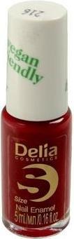 Immagine prodotto Delia Cosmetics Smalto per unghie Vegan Friendly Taglia S n. 216 Cherry Bomb 5ml (Bomba alla ciliegia, Smalto)