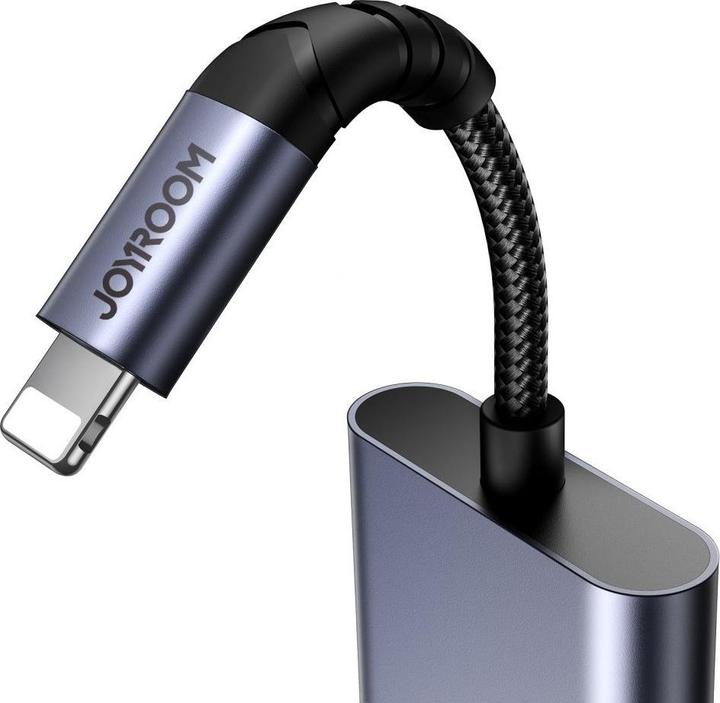 Produktbild Joyroom SY-L01 Lightning zu Lightning / 3,5-mm-Miniklinken-DAC-Adapter 2 in 1 (Lightning, 3.5mm Klinke)