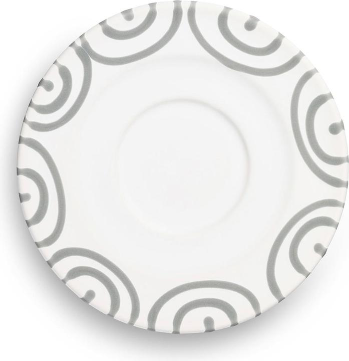 Produktbild Gmundner Keramik Graugeflammt, Unterteller Cappuccino (Ø14cm)