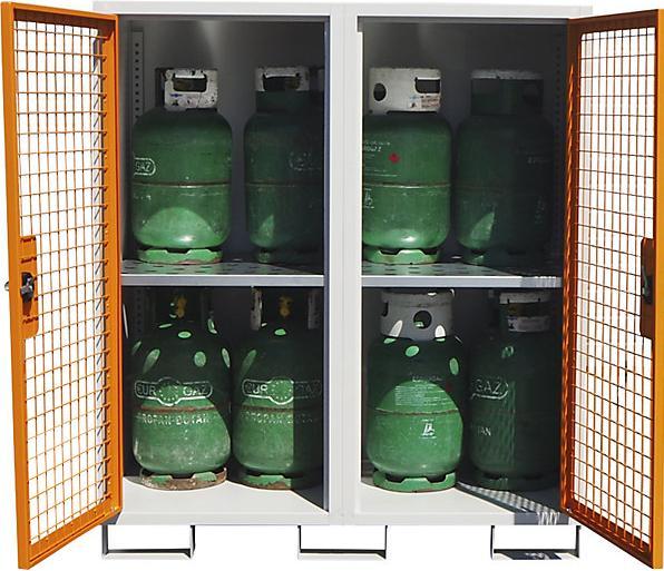 Produktbild eurokraft basic Gasflaschenschrank (136 cm, 155 cm)