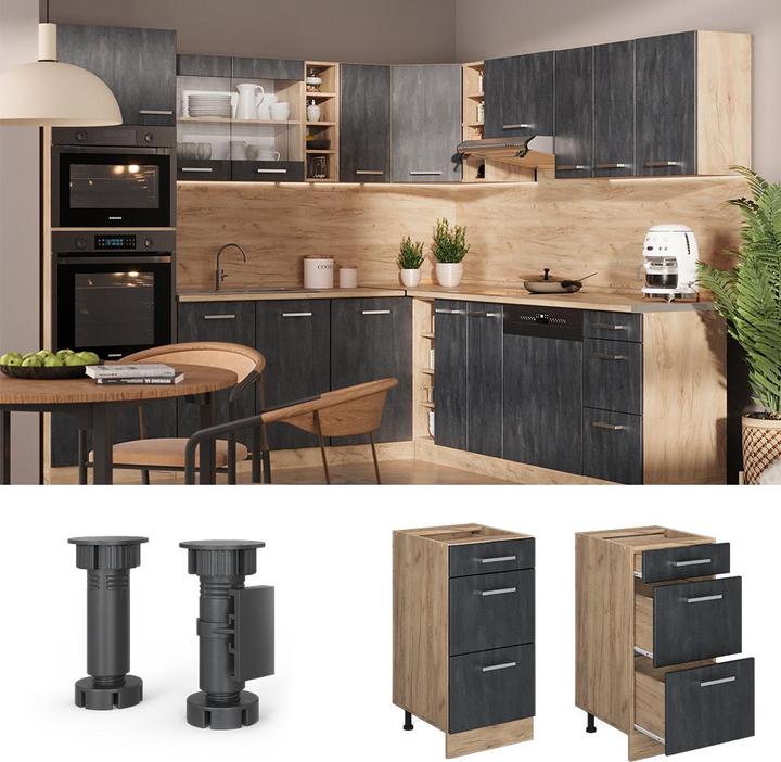 Produktbild Vicco Küchenschrank mit Schublade R-Line (40 x 46 x 81.5 cm)