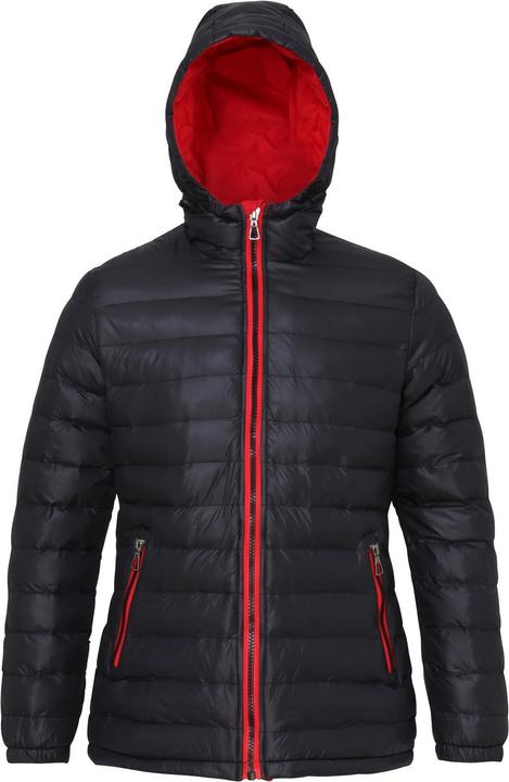 2786 Steppjacke mit Kapuze Wasser und Wind abweisend