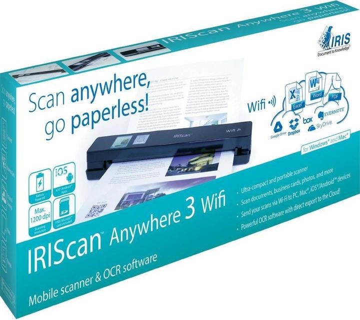 Image du produit Iris IRIScan Anywhere 3 (WLAN, USB)
