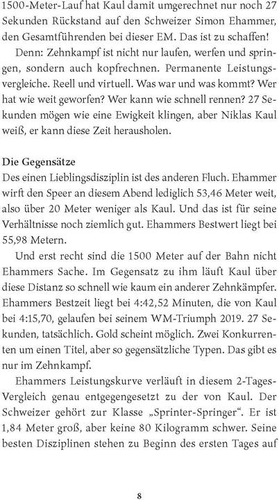 Produktbild Die Magie des Zehnkampfs. Der deutsche Weltmeister über die Königsdisziplin der Leich (Deutsch, Achim Dreis, Niklas Kaul, 2024)