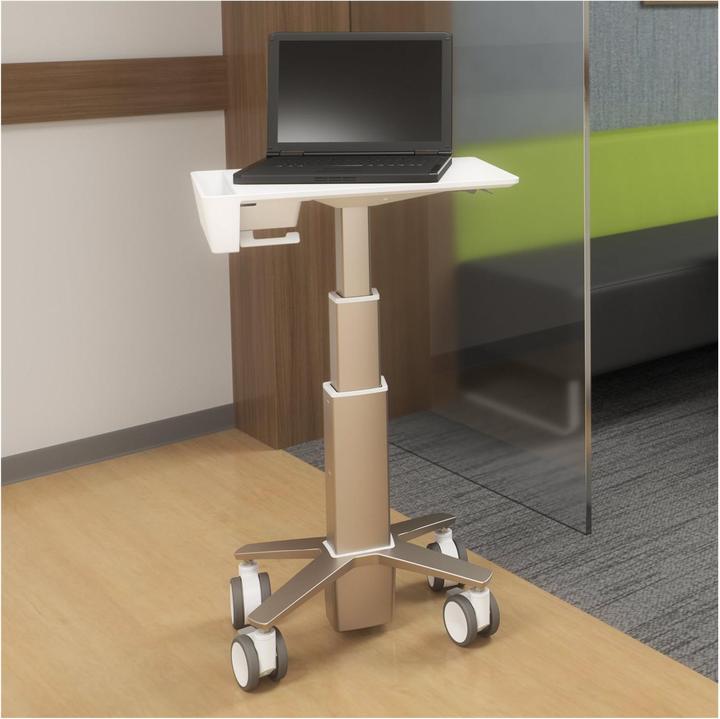 Productafbeelding Ergotron CareFit Slim - Trolley voor notebook - Aluminium - Wit, Warm Grijs - Schermgrootte