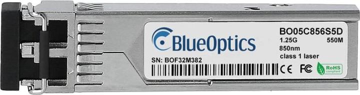 Actual product image CBO KTI Networks SFP-GLM-A-A Compatible BlueOptics SFP BO05C856S5D