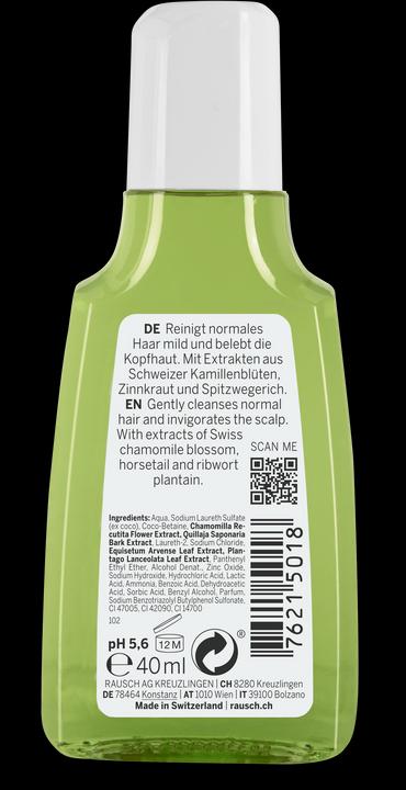 Immagine prodotto Rausch Cura con le erbe svizzere (40 ml, Shampoo liquido)