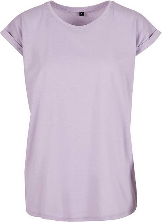 Build Your Brand Dame verlängerte Schulter TShirt