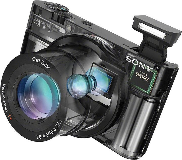 Actual product image Sony Cyber-shot DSC RX100 (28 - 100 mm, 20.20 Mpx, 1")