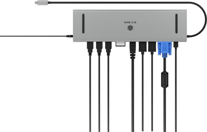 Produktbild Icy Box IB-DK2106a-CPD (USB-C, 7 Ports)