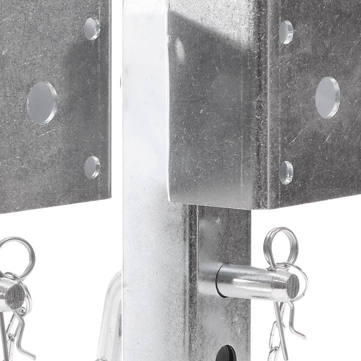 Produktbild XPOtool 2x Stützfuss 350mm Schwenkstütze Stahl Ausdrehstütze Anhänger