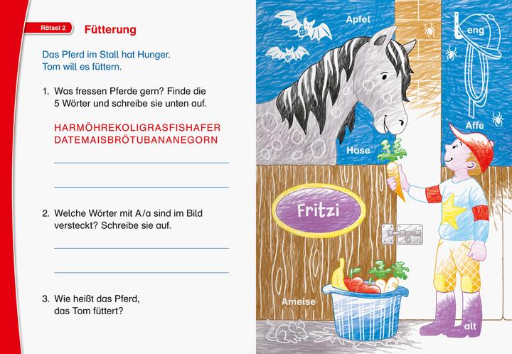 Immagine prodotto Ravensburger Enciclopedia della lettura Puzzle divertenti Puzzle magici da colorare per imparare a leggere: