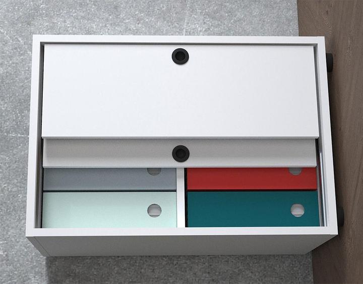 Image du produit VCM Büroschrank Aktenschrank Ulas 2fach (49 x 38 x 74 cm)