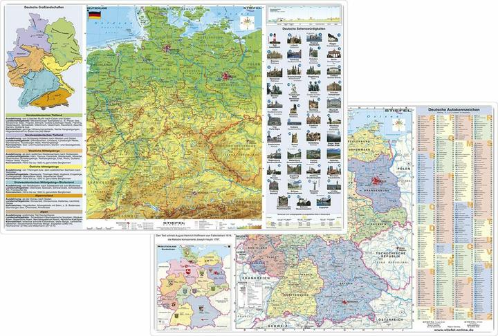 Produktbild Deutschland physisch/politisch mit Basiswissen Duo-Schreibunterlage