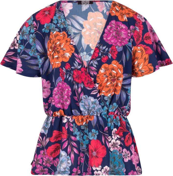 Girls On Film Bluse Jackson in WickelOptik