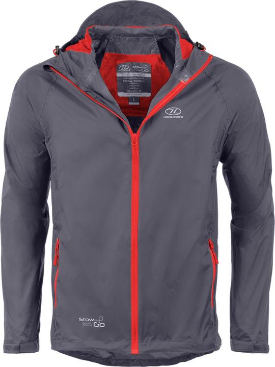 Immagine prodotto Highlander Stow & Go Charcoal Packaway Jkt - Xs (XS)