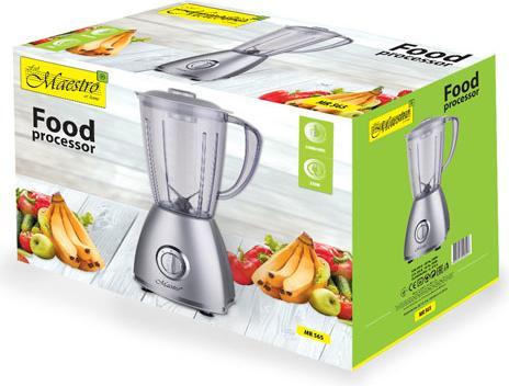 Produktbild Maestro Feel-Maestro MR565 Mixer 1 5 l Tischplatten-Mixer 350 W Grau