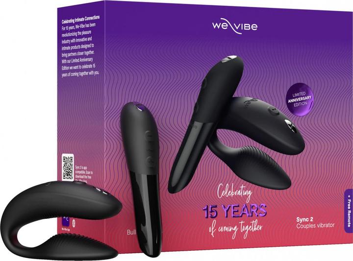Image du produit We-Vibe Ensemble de jouets "15th Anniversary Collection" avec Sync 2 et Tango X